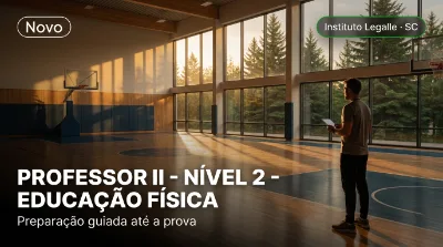 Capa: PROFESSOR II - NÍVEL 2 - EDUCAÇÃO FÍSICA