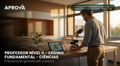 Capa: PROFESSOR NÍVEL II – ENSINO FUNDAMENTAL – CIÊNCIAS