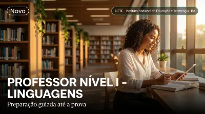 Capa: PROFESSOR NÍVEL I - LINGUAGENS