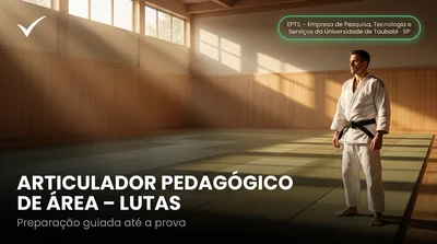 Capa: ARTICULADOR PEDAGÓGICO DE ÁREA – LUTAS