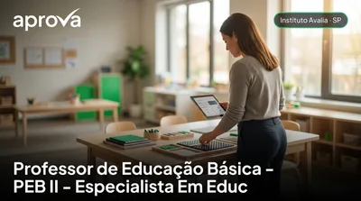 Capa: Professor de Educação Básica - PEB II - Especialista Em Educação Especial