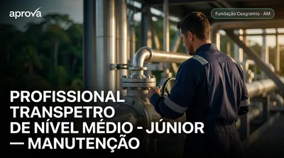 Capa: PROFISSIONAL TRANSPETRO DE NÍVEL MÉDIO - JÚNIOR — MANUTENÇÃO - MECÂNICA
