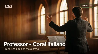 Capa: Professor - Coral Italiano