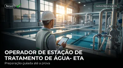 Capa: OPERADOR DE ESTAÇÃO DE TRATAMENTO DE ÁGUA- ETA