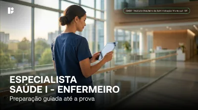 Capa: ESPECIALISTA SAÚDE I - ENFERMEIRO