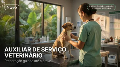 Capa: AUXILIAR DE SERVIÇO VETERINÁRIO