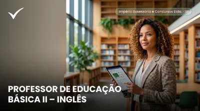 Capa: PROFESSOR DE EDUCAÇÃO BÁSICA II – INGLÊS