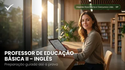 Capa: PROFESSOR DE EDUCAÇÃO BÁSICA II – INGLÊS