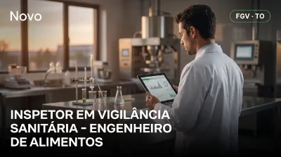 Capa: INSPETOR EM VIGILÂNCIA SANITÁRIA - ENGENHEIRO DE ALIMENTOS