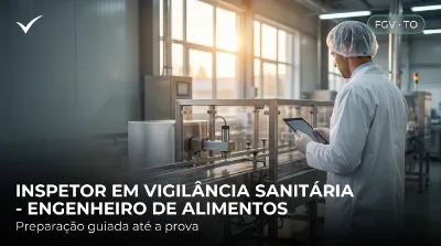 Capa: INSPETOR EM VIGILÂNCIA SANITÁRIA - ENGENHEIRO DE ALIMENTOS