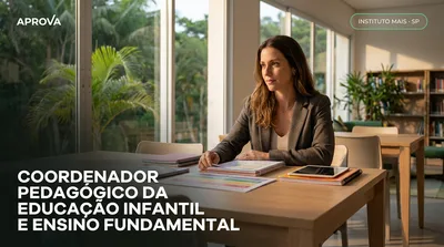 Capa: COORDENADOR PEDAGÓGICO DA EDUCAÇÃO INFANTIL E ENSINO FUNDAMENTAL – ANOS INICIAIS