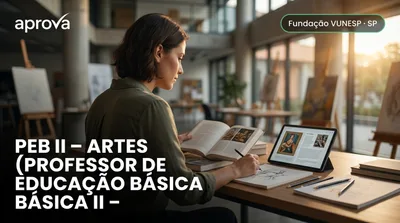 Capa: PEB II – ARTES (PROFESSOR DE EDUCAÇÃO BÁSICA II – ARTES)