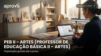 Capa: PEB II – ARTES (PROFESSOR DE EDUCAÇÃO BÁSICA II – ARTES)