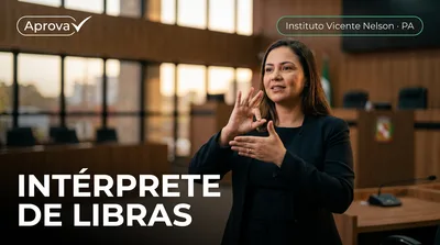 Capa: INTÉRPRETE DE LIBRAS