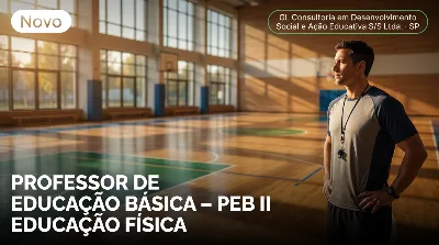 Capa: PROFESSOR DE EDUCAÇÃO BÁSICA – PEB II EDUCAÇÃO FÍSICA