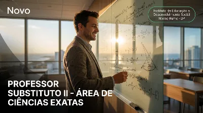 Capa: PROFESSOR SUBSTITUTO II - ÁREA DE CIÊNCIAS EXATAS