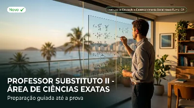 Capa: PROFESSOR SUBSTITUTO II - ÁREA DE CIÊNCIAS EXATAS