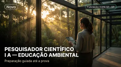 Capa: PESQUISADOR CIENTÍFICO I A — EDUCAÇÃO AMBIENTAL