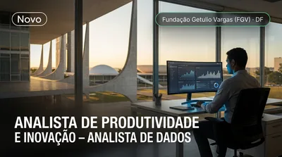 Capa: ANALISTA DE PRODUTIVIDADE E INOVAÇÃO – ANALISTA DE DADOS