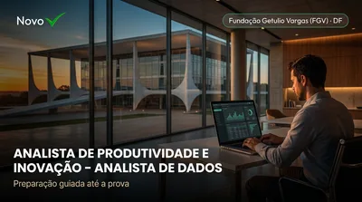 Capa: ANALISTA DE PRODUTIVIDADE E INOVAÇÃO – ANALISTA DE DADOS