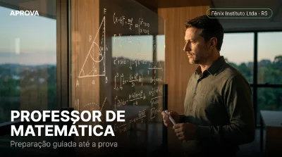 Capa: PROFESSOR DE MATEMÁTICA