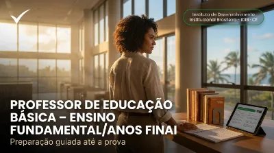 Capa: PROFESSOR DE EDUCAÇÃO BÁSICA – ENSINO FUNDAMENTAL/ANOS FINAIS – LÍNGUA PORTUGUESA