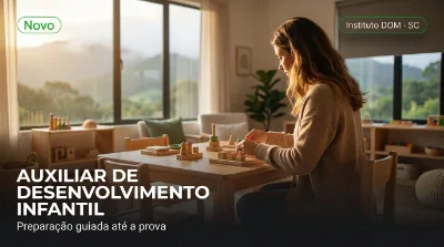 Capa: AUXILIAR DE DESENVOLVIMENTO INFANTIL