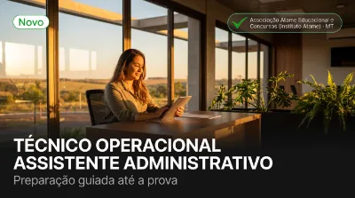 Capa: TÉCNICO OPERACIONAL ASSISTENTE ADMINISTRATIVO
