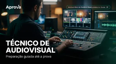 Capa: TÉCNICO DE AUDIOVISUAL