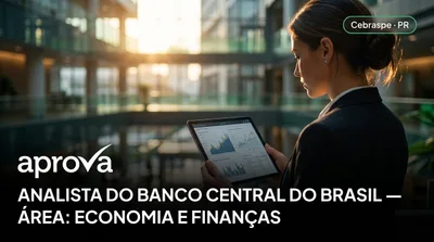 Capa: ANALISTA (AUDITOR) DO BANCO CENTRAL DO BRASIL - ÁREA: ECONOMIA E FINANÇAS