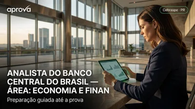 Capa: ANALISTA (AUDITOR) DO BANCO CENTRAL DO BRASIL - ÁREA: ECONOMIA E FINANÇAS