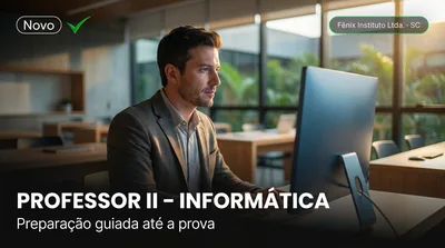 Capa: PROFESSOR II – INFORMÁTICA
