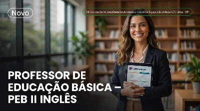 Capa: PROFESSOR DE EDUCAÇÃO BÁSICA – PEB II INGLÊS