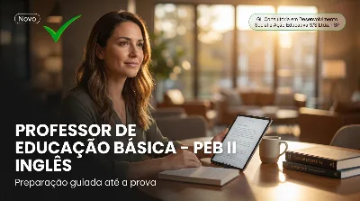 Capa: PROFESSOR DE EDUCAÇÃO BÁSICA – PEB II INGLÊS