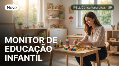 Capa do curso MONITOR DE EDUCAÇÃO INFANTIL