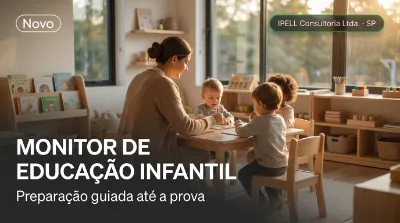 Capa: MONITOR DE EDUCAÇÃO INFANTIL