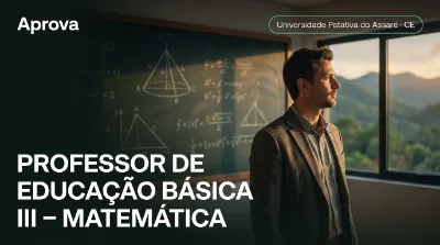 Capa: PROFESSOR DE EDUCAÇÃO BÁSICA III – MATEMÁTICA