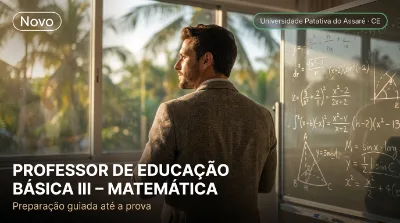 Capa: PROFESSOR DE EDUCAÇÃO BÁSICA III – MATEMÁTICA