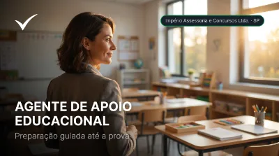 Capa: AGENTE DE APOIO EDUCACIONAL