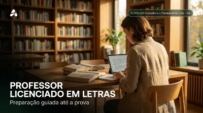Capa: PROFESSOR LICENCIADO EM LETRAS