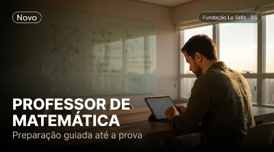Capa: PROFESSOR DE MATEMÁTICA