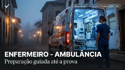 Capa: ENFERMEIRO - AMBULÂNCIA