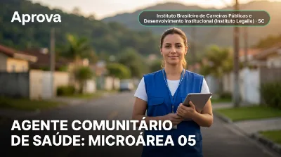 Capa: AGENTE COMUNITÁRIO DE SAÚDE: MICROÁREA 05