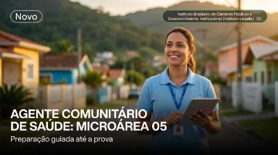 Capa: AGENTE COMUNITÁRIO DE SAÚDE: MICROÁREA 05