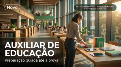 Capa: AUXILIAR DE EDUCAÇÃO