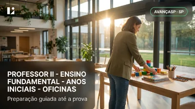 Capa: PROFESSOR II - ENSINO FUNDAMENTAL - ANOS INICIAIS - OFICINAS DE ESCOLAS INTEGRAIS