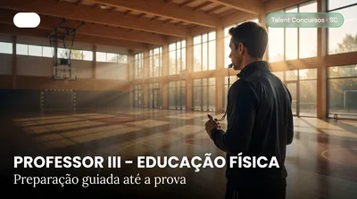 Capa: PROFESSOR III – EDUCAÇÃO FÍSICA