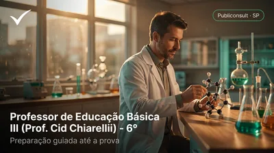 Capa: Professor de Educação Básica III (Prof. Cid Chiarelli) - 6º ano da Educação Básica ao Ensino Médio – Química