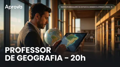 Capa: Professor de Geografia – 20h