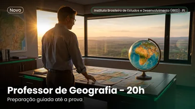 Capa: Professor de Geografia – 20h
